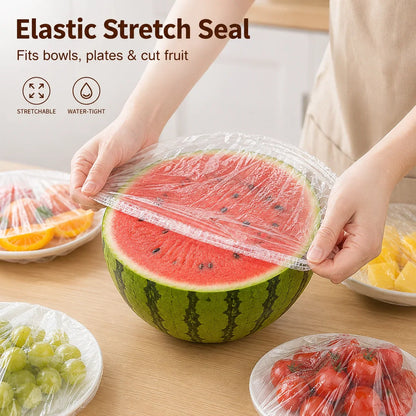 100PCS Disposable Stretch Food Covers
