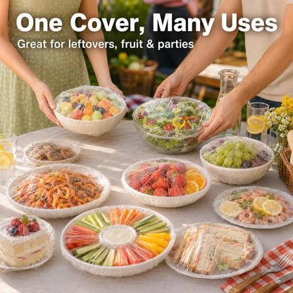100PCS Disposable Stretch Food Covers