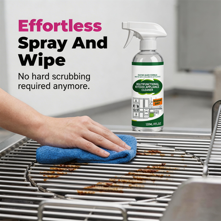 ⏳LAST DAY SALE 50% OFF! 🔥 Multifunctional Kitchen Appliance Cleaner Spray