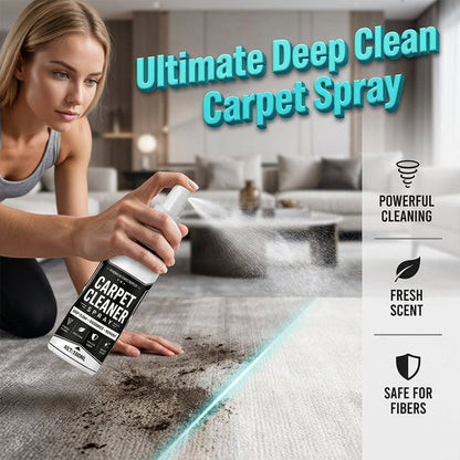 Deep clean carpet spray – lifts tough stains, neutralizes odors instantly!(Free sponge)